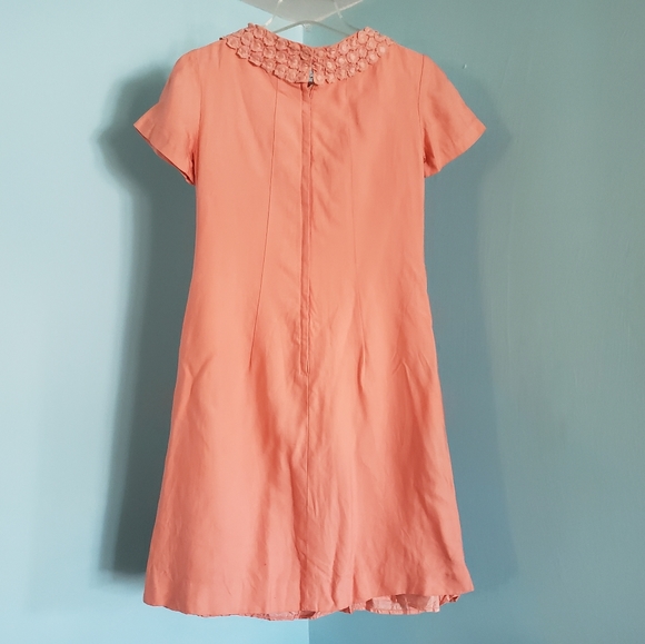 Vintage 1960s pink Sylvia Ann mod go-go dress M - Picture 3 of 9